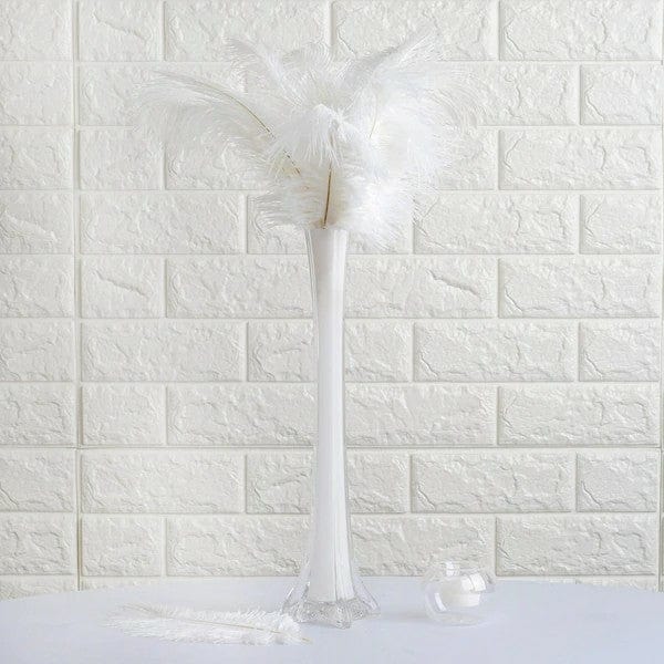 12 pcs 13 - 15 inches Genuine Ostrich Feathers