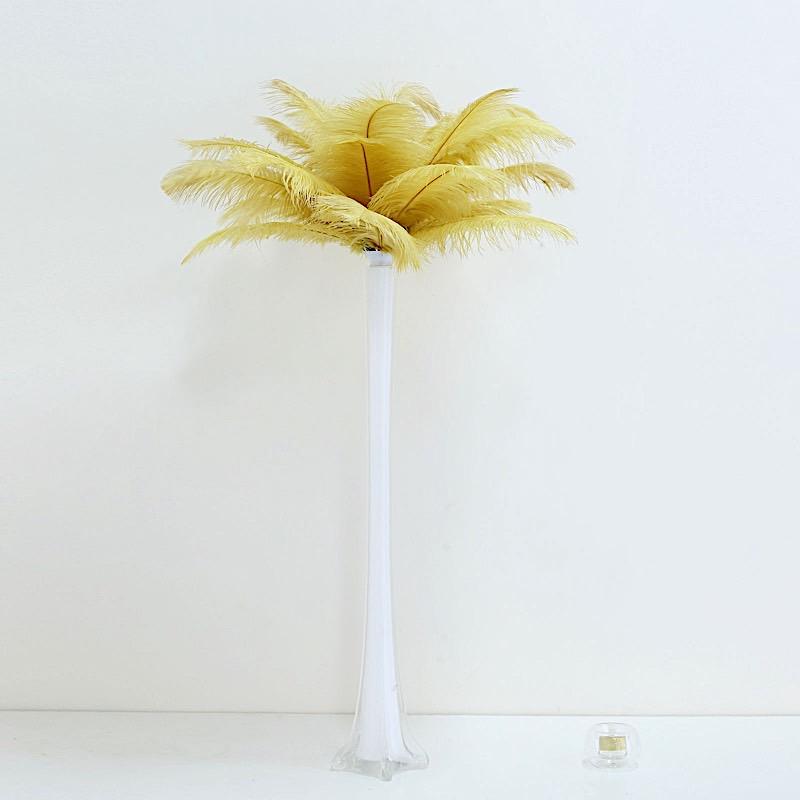 12 pcs 13 - 15 inches Genuine Ostrich Feathers