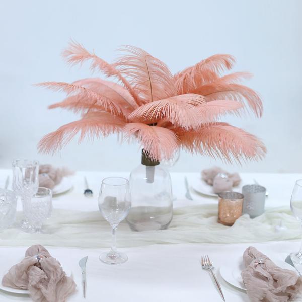 12 pcs 13 - 15 inches Genuine Ostrich Feathers
