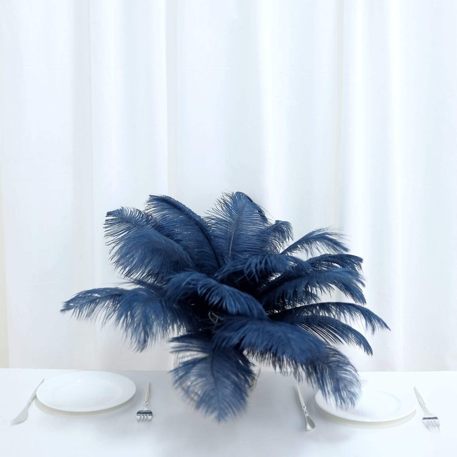 12 pcs 13 - 15 inches Genuine Ostrich Feathers