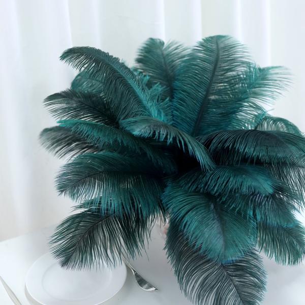 12 pcs 13 - 15 inches Genuine Ostrich Feathers