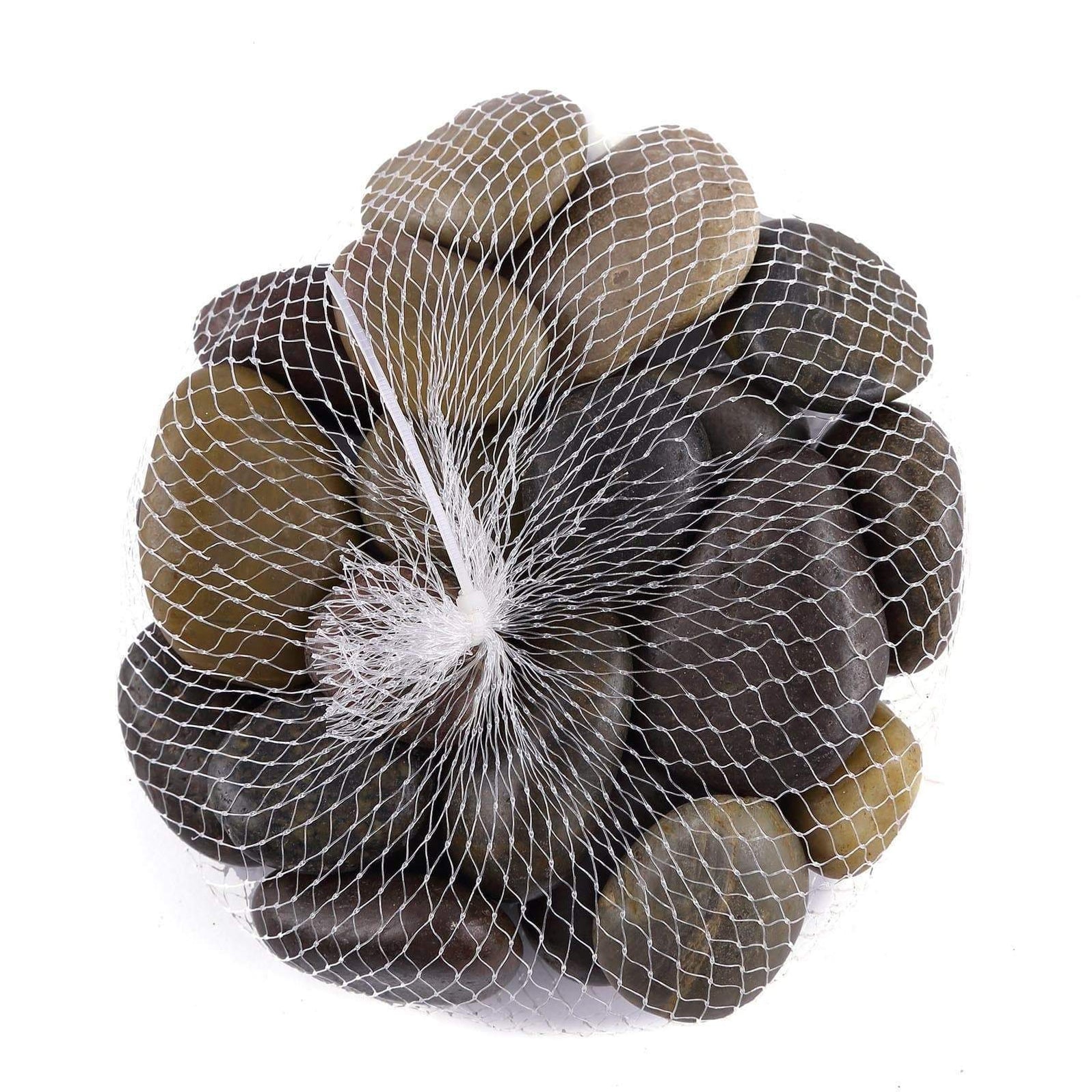 2 lbs Assorted Brown Natural Gravel Pebble Stones Vase Fillers Balsa