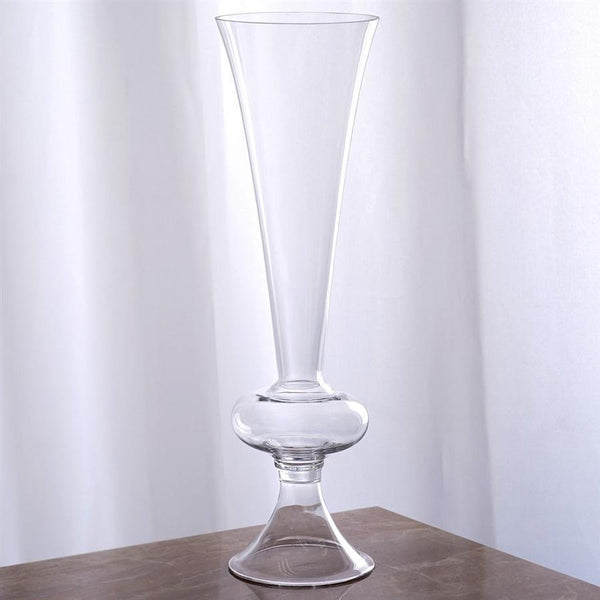 4" tall Clear Glass Cube Centerpiece Vase