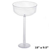4 pcs 18 in. Clear Plastic Vases Stands Centerpieces