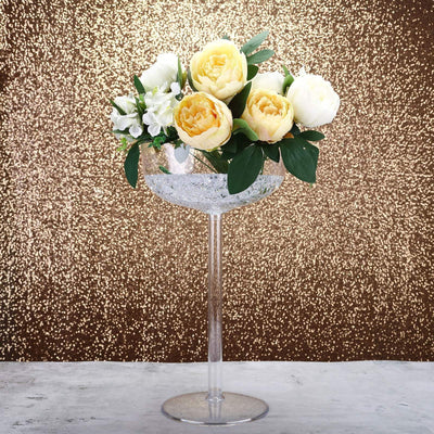 4 pcs 18 in. Clear Plastic Vases Stands Centerpieces