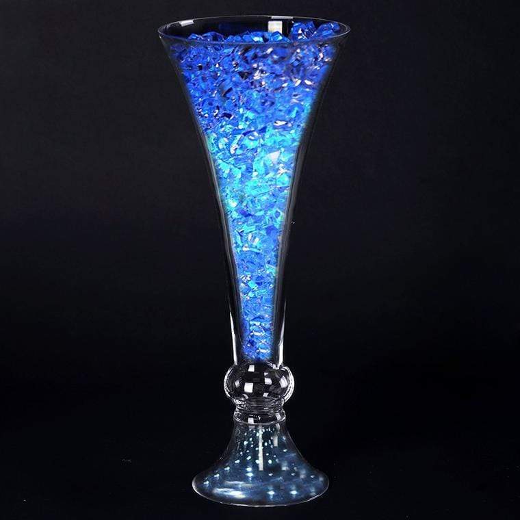 4 pcs Clear Glass Trumpet Centerpiece Vases