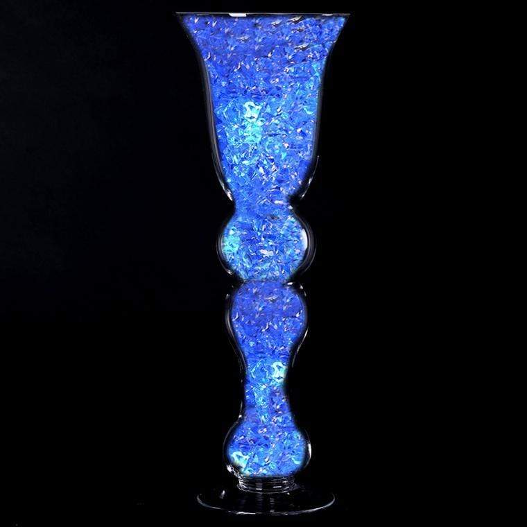 4 pcs Clear Glass Trumpet Centerpiece Vases