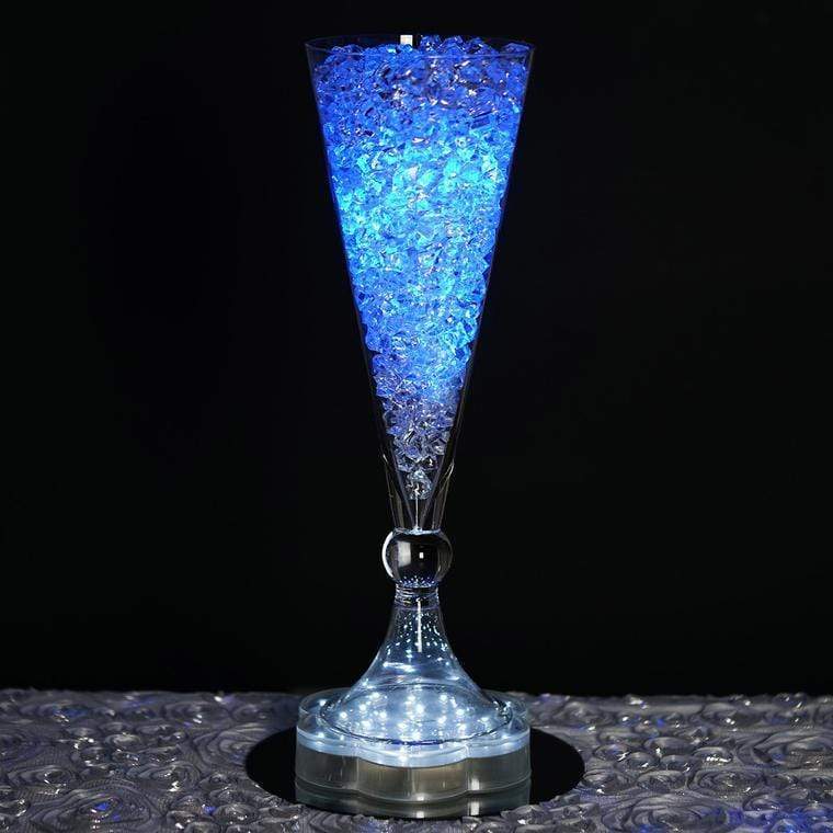 4 pcs Clear Glass Trumpet Centerpiece Vases