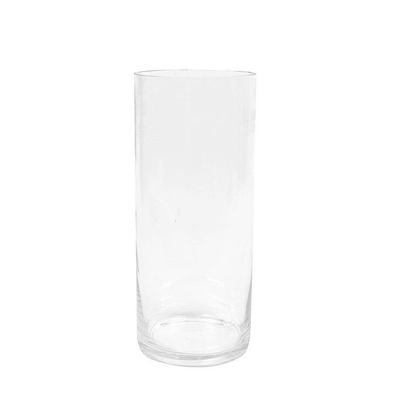 6 pcs 12 in tall Clear Glass Cylinder Centerpieces Vases