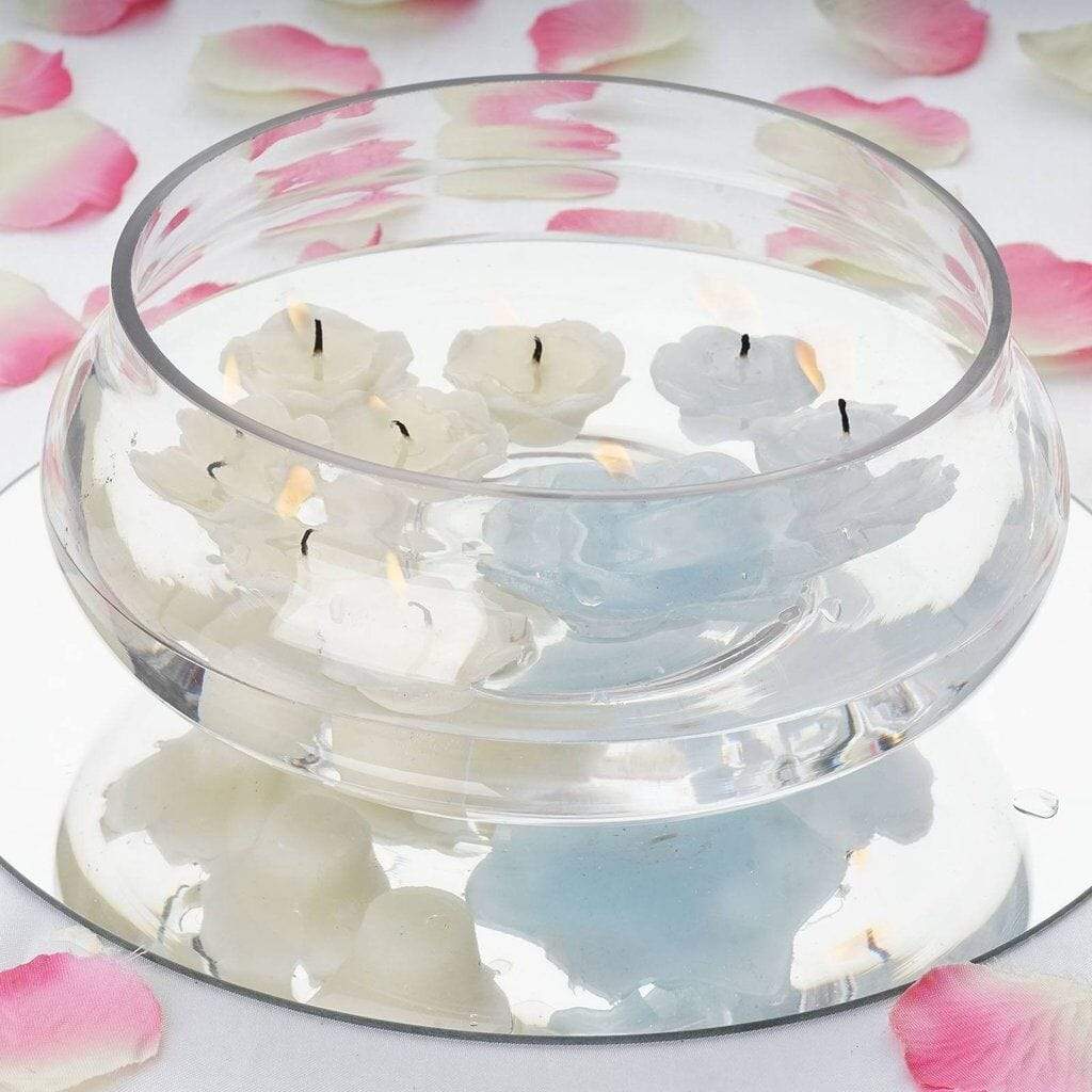 Floating Candle Glass Bowl Centerpiece