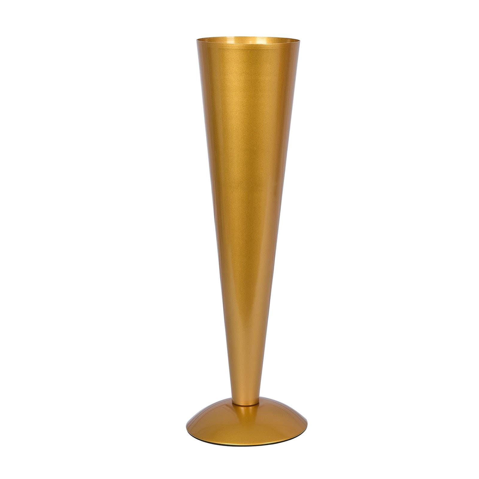 Metal Trumpet Flower Vase Centerpiece