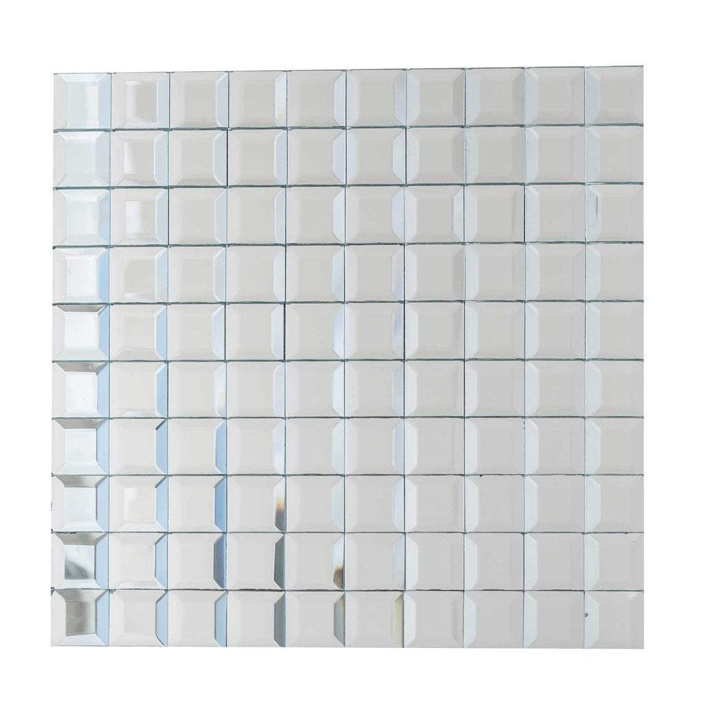 1200Pcs 10 x 10mm Self-Adhesive Disco Tiles Mosaic Mirror Tiles