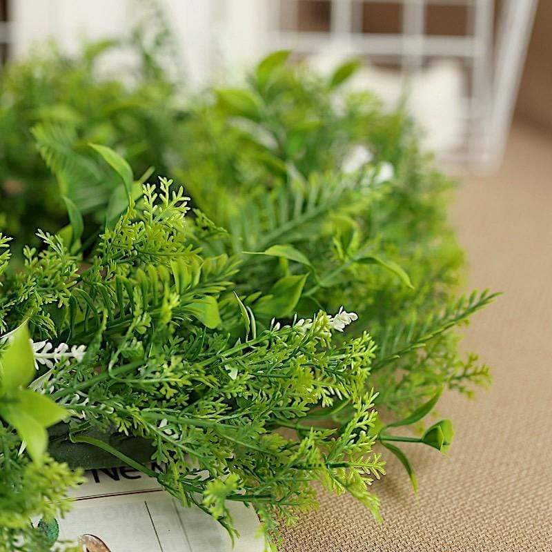 2 pcs 12 in Artificial Boxwood Leaves Wreath Candle Rings